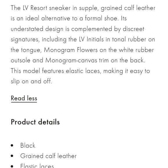 LV (Luis Vuitton) low top men's sneakers (resort sneaker) - Picture 2 of 11